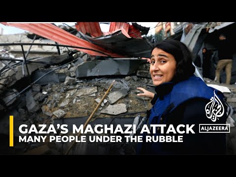 Many people under the rubble after israel’s air attacks on central gaza