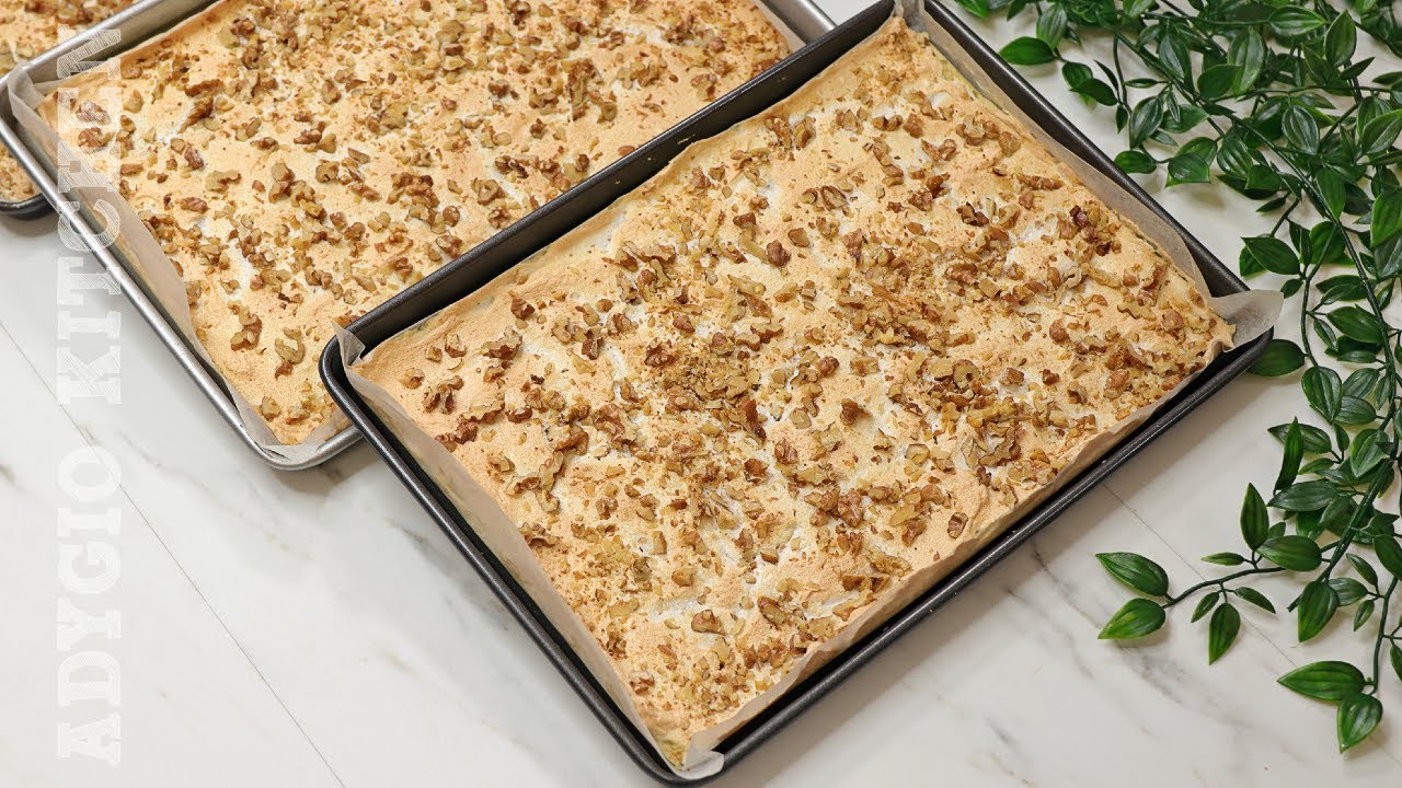 Foi cu nuca si bezea pentru prajituri de casa festive | Adygio Kitchen