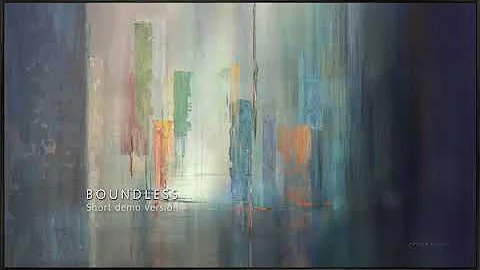 Boundless  - Moving Abstract Painting Sample by St...