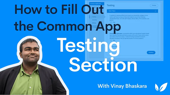 How to Fill Out the Common App: Testing Section - DayDayNews