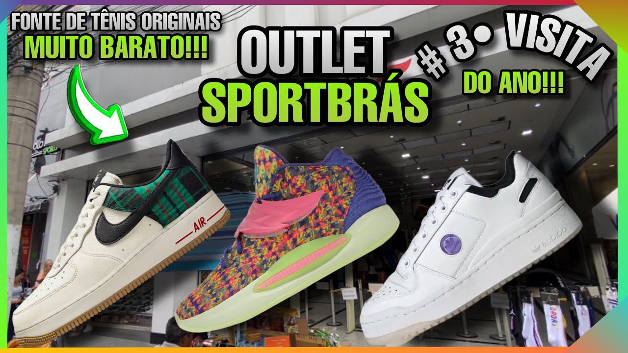 Fui na SportBras a loja maia barata de tenis e roupas orginais de SP!!