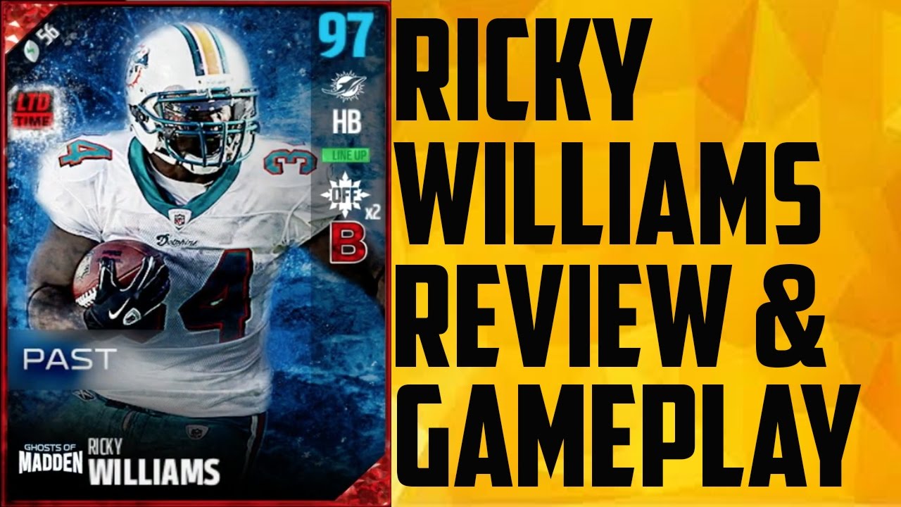 95 Overall Ghost Ricky Williams Gameplay and Review - Madden Ultimate Team 17