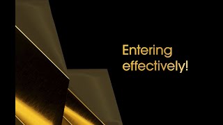 Effie Effectiveness Explained, Chapter 4: Entering effectively!