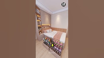KEREN NIH! Desain Kamar anak Simple Namun Multifungsi !!  #shorts