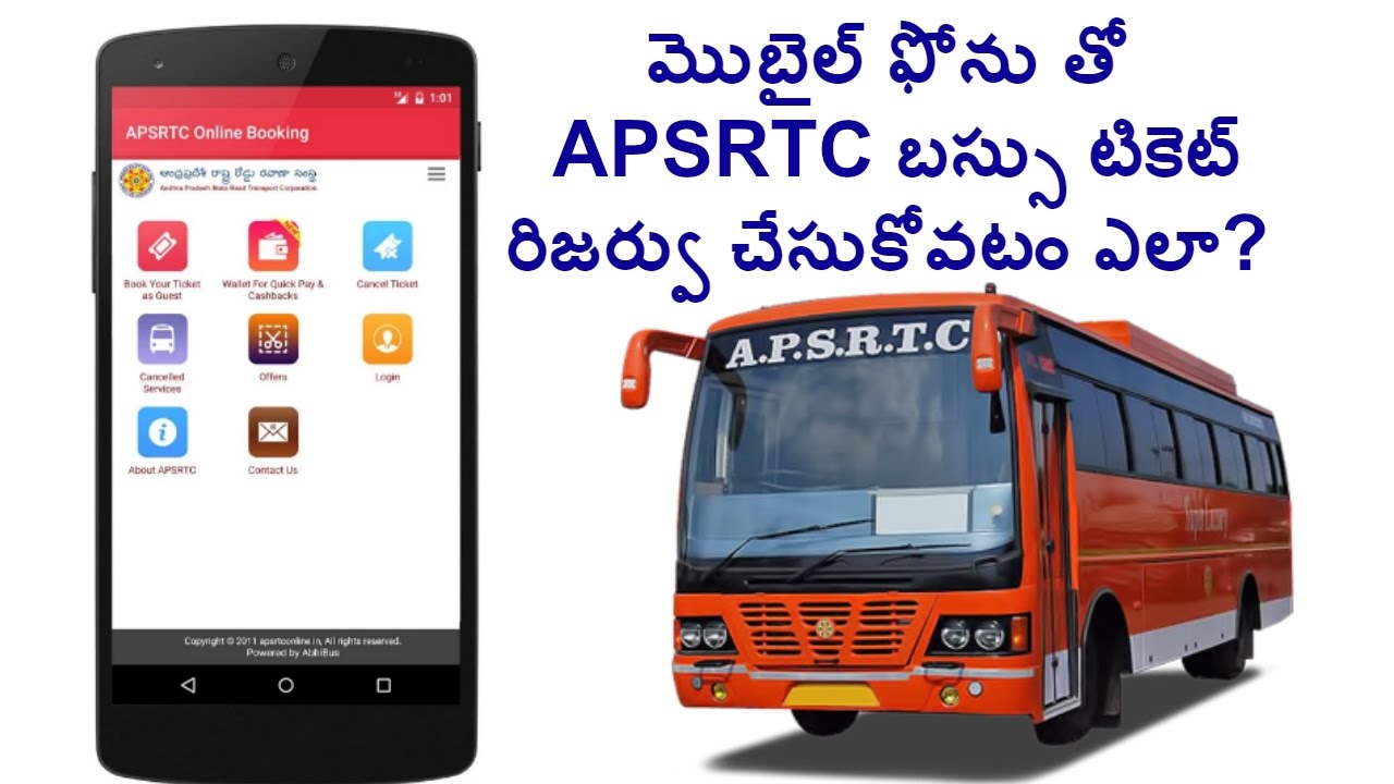 APSRTC Online booking through APSRTC Mobile App | APSRTC ...