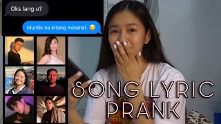 SONG LYRIC PRANK on Friends | Kaori Oinuma