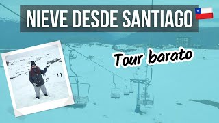 Tour BARATO a la nieve desde Santiago de Chile ⛄🇨🇱 | Farellones + Valle Nevado + El Colorado