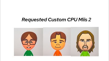 Requested Custom CPU Miis 2 