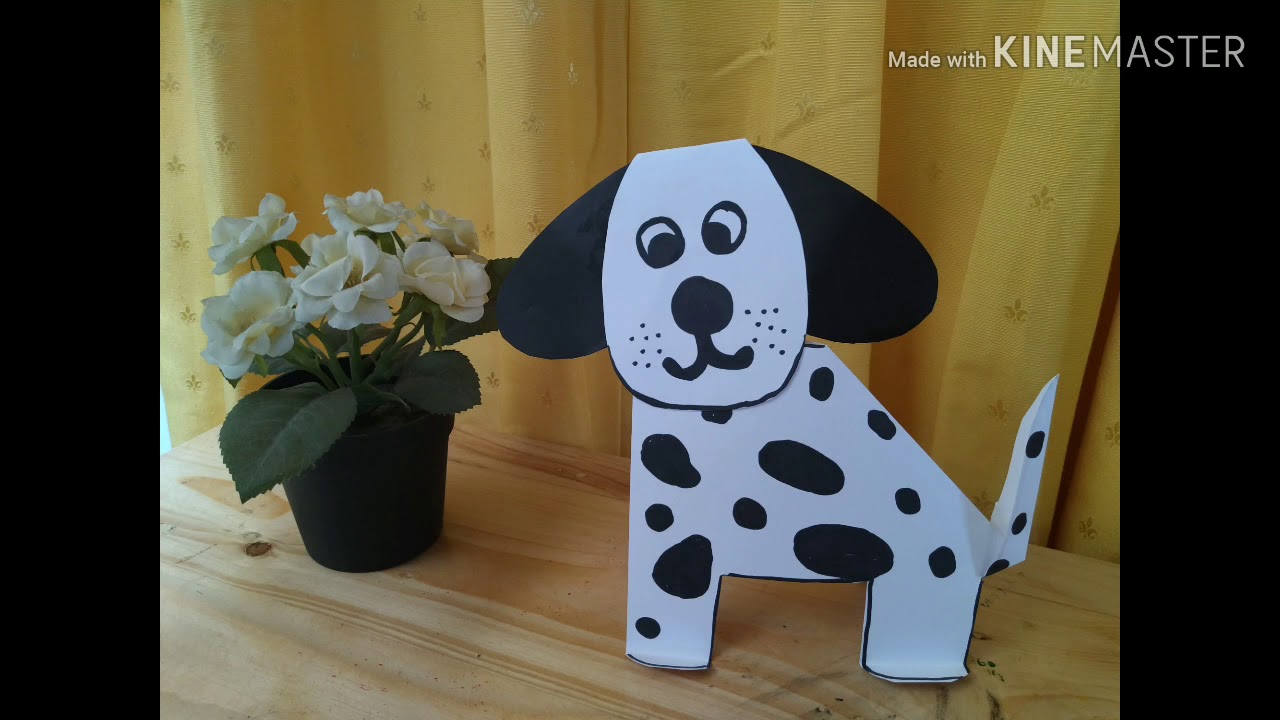 Dalmatian Paper Dog 🐕 YouTube