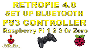 Retropie 4.0 How To Set Up Bluetooth Ps3 Controller Raspberry pi 1 2 3 Or Zero