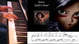 Gunnm (Battle Angel Alita)-"Alita/Gally's theme"-piano cover chords