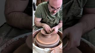 Throwing a Simple Trumpet Bowl on the Wheel