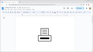 How to Insert the Printer Icon Symbol in Google Docs screenshot 4
