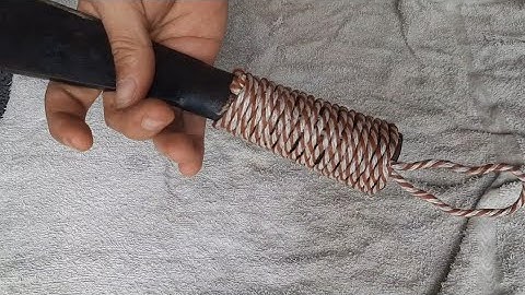 Cách buột cán dao bằng sắt siêu dễ, siêu chắc,ra đồng #19