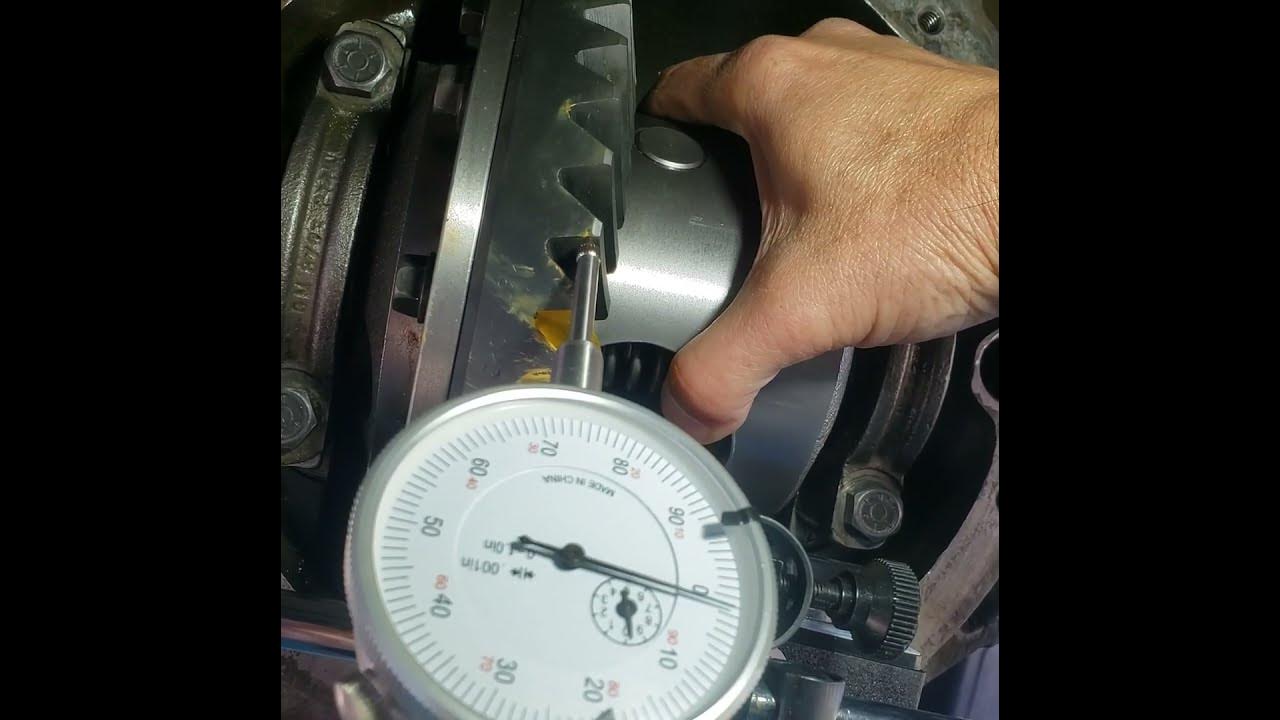 Checking the backlash on my new 3.73 gears for the GM 10 bolt 8.2 inch differential. YouTube