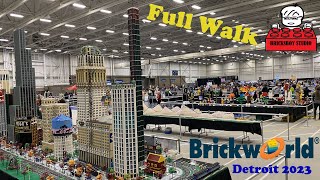 Full Walk Through Brickworld Detroit 2023 LEGO Exhibition