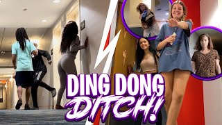 EXTREME DING DONG DITCH PART 8! (GIRLS MOMENTS)