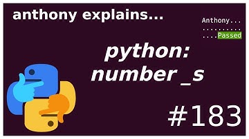 python integer literal underscores! (beginner) anthony explains #183