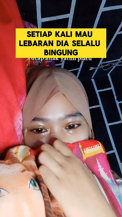 momen sedih ketika anak yatim piatu bingung mau numpang lebaran dimana ⁉️ #sedih #lebaran #nangis