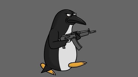 Character animation: Penguin foe (DragonBones Pro)