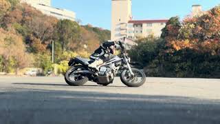 #practicing riding a bike #Práctica de bicicleta #Pratica in bicicletta#xg250#tricker