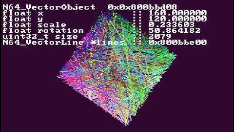 N64 Homebrew - Basic Vector Graphics Engine (Demo)