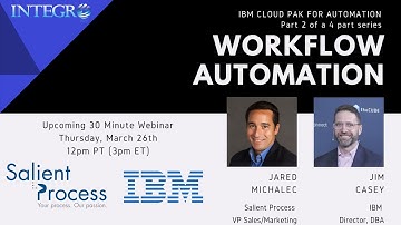 Webinar: CP4A Part 2 - Workflow Automation