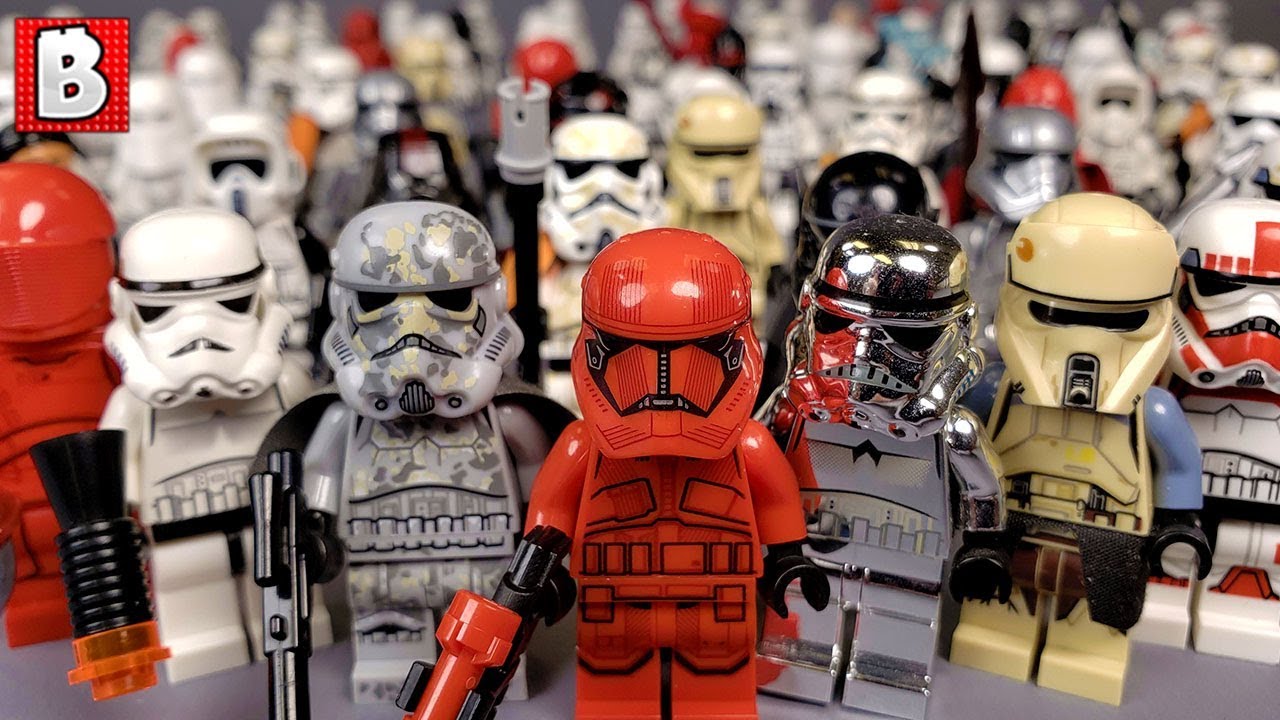 Every Lego Stormtrooper Minifigure Ever Made!!!