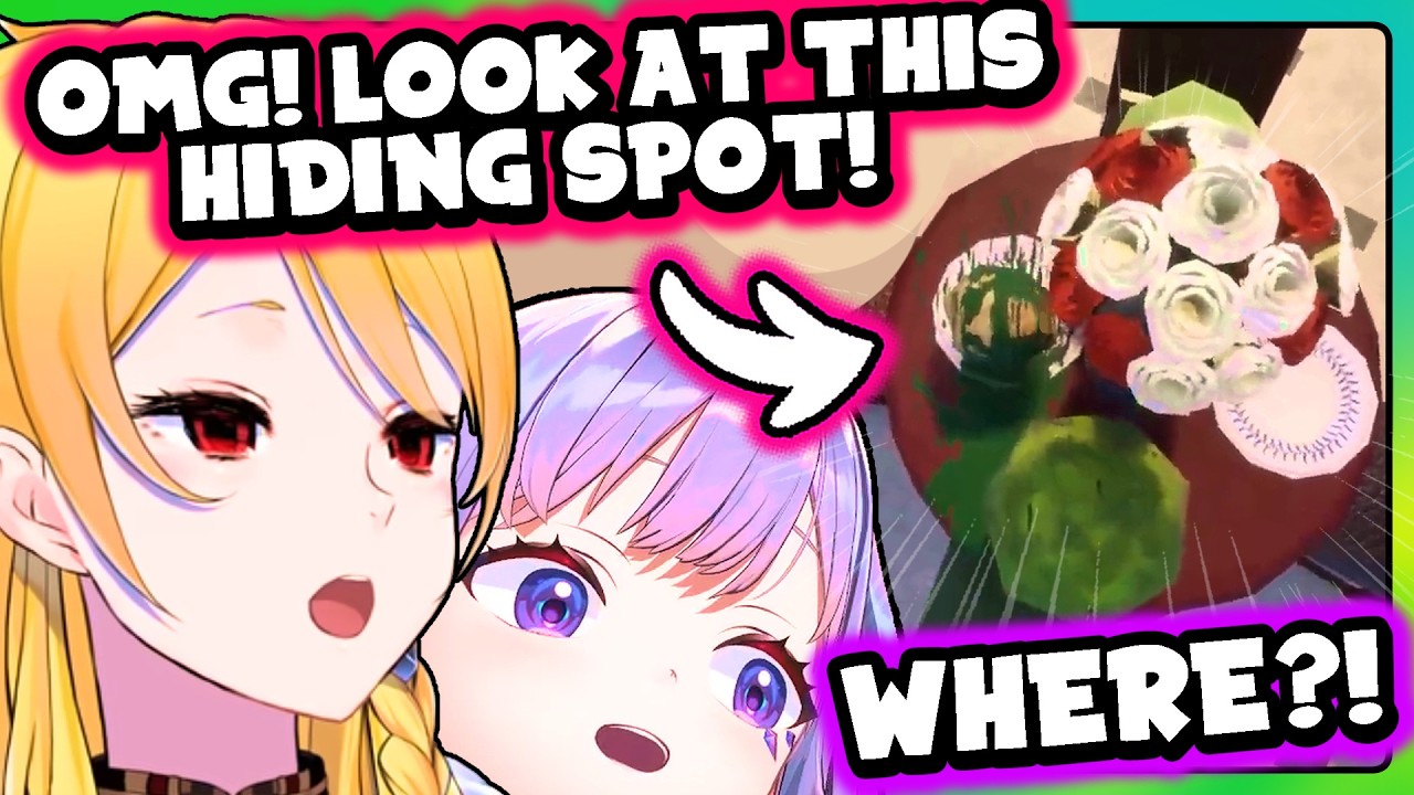Kaela 'found a person' in a crazy hiding spot.... Biboo: ?!?! 【MECCHA CHAMELEON】