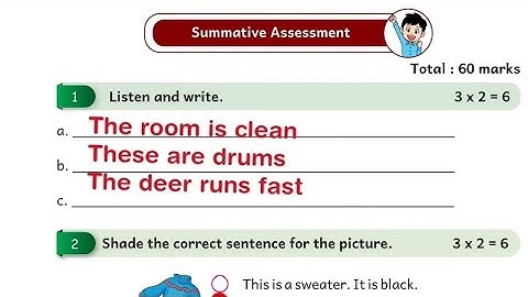 3rd English term 2 summative assessment workbook answers
