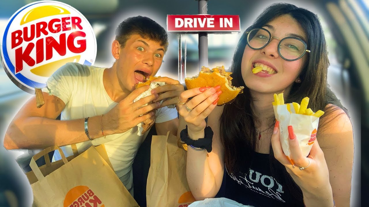 PROVIAMO il BURGER KING DRIVE per la PRIMA volta! *esperienza stranissima*