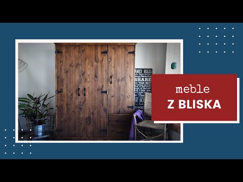 Meble z bliska | Szafa sosnowa Rustyk