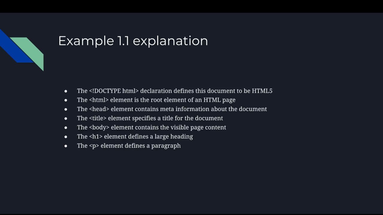 03 - Learn HTML/CSS - Basics  HTML Page