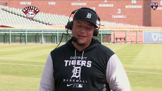 Miguel Cabrera on his 3,000th hit