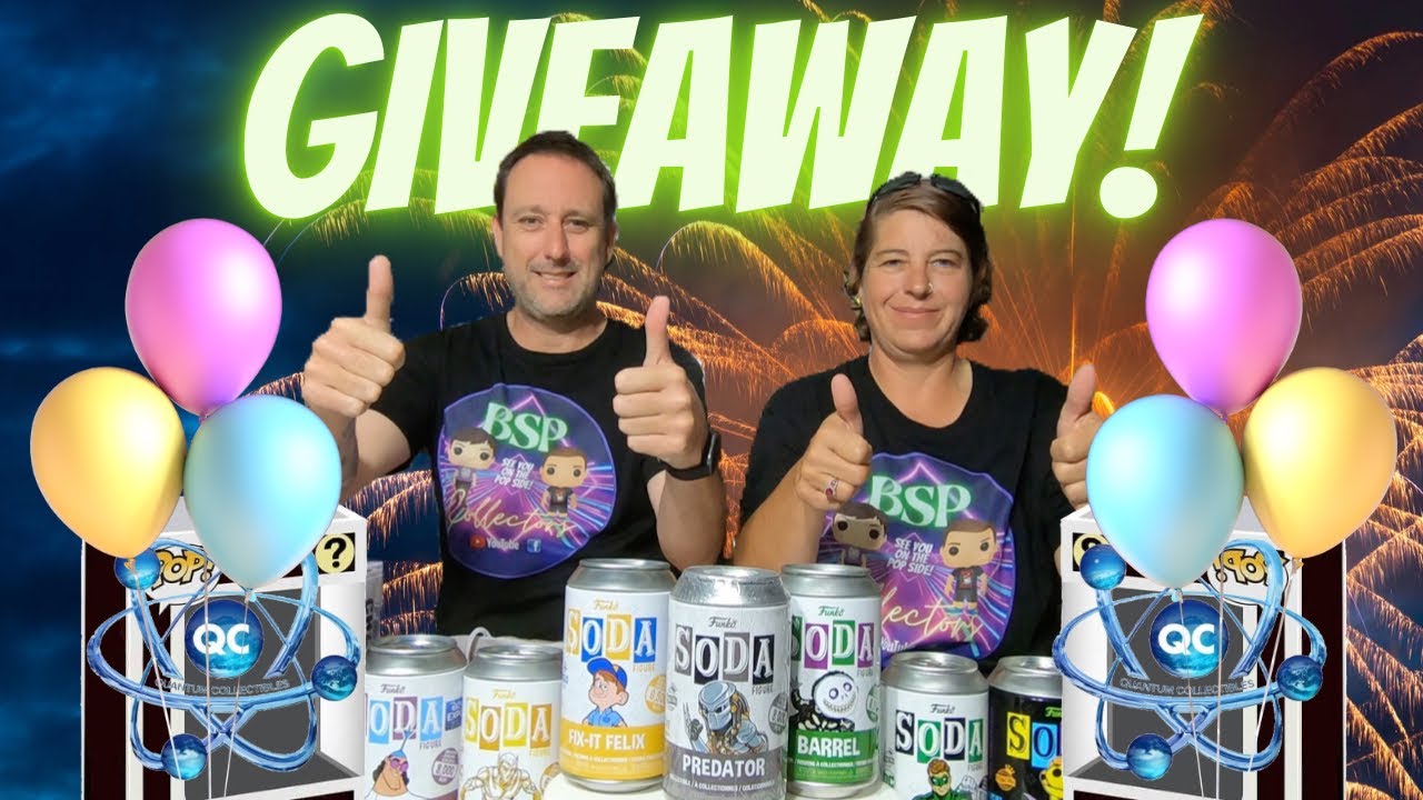 250 subscriber giveaway and unboxing Grail Quest Funko Pop mystery boxes from Quantum