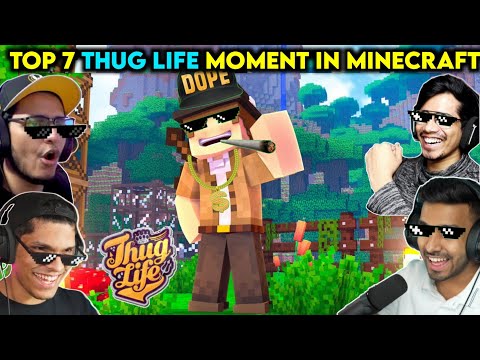 Top 7 Thug Life Moment in Minecraft || Thug Life Moment