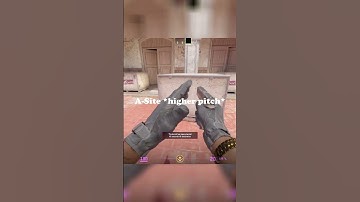 The Bomb-Sites Have Different Sounds In CS2? #cs2 #shorts