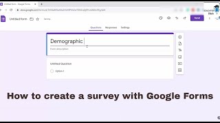 how to create  online questionnaire l how to use Google Form l step by step guide screenshot 3
