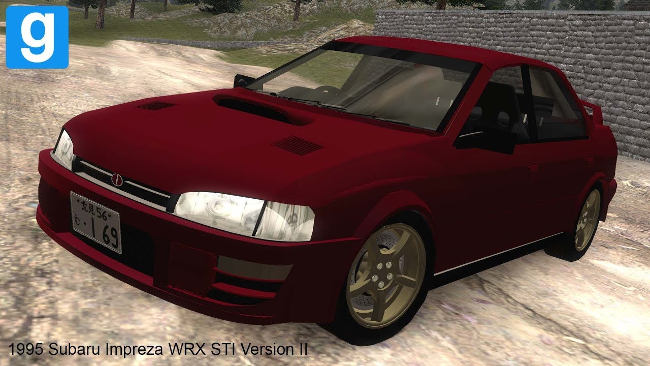 [Garry's Mod] 1995 Subaru Impreza WRX STI Version II on gm_rhine