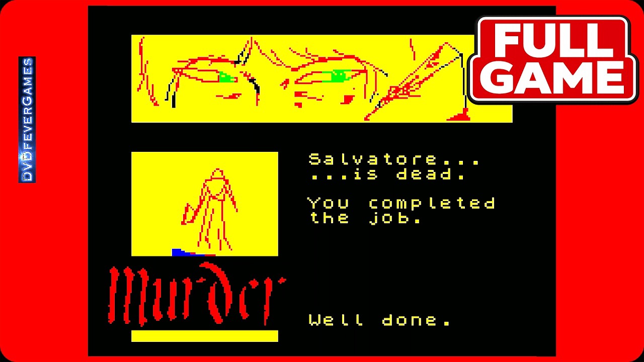 MURDER! COMPLETE WALKTHROUGH (2026) - ZX Spectrum 48K game