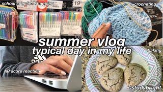 summer day in my life vlog: AP score reaction, school supplies shopping, baking + more | studybright