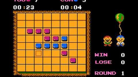 Othello 19xxHESAU[o] Nes Gameplay video Snapshot