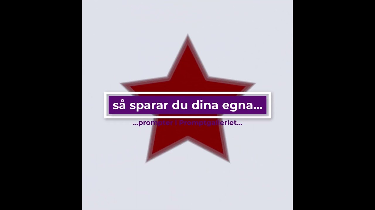 Microsoft Copilot - Promptgalleriet, hitta, använd och spara dina prompter på ett smart sätt