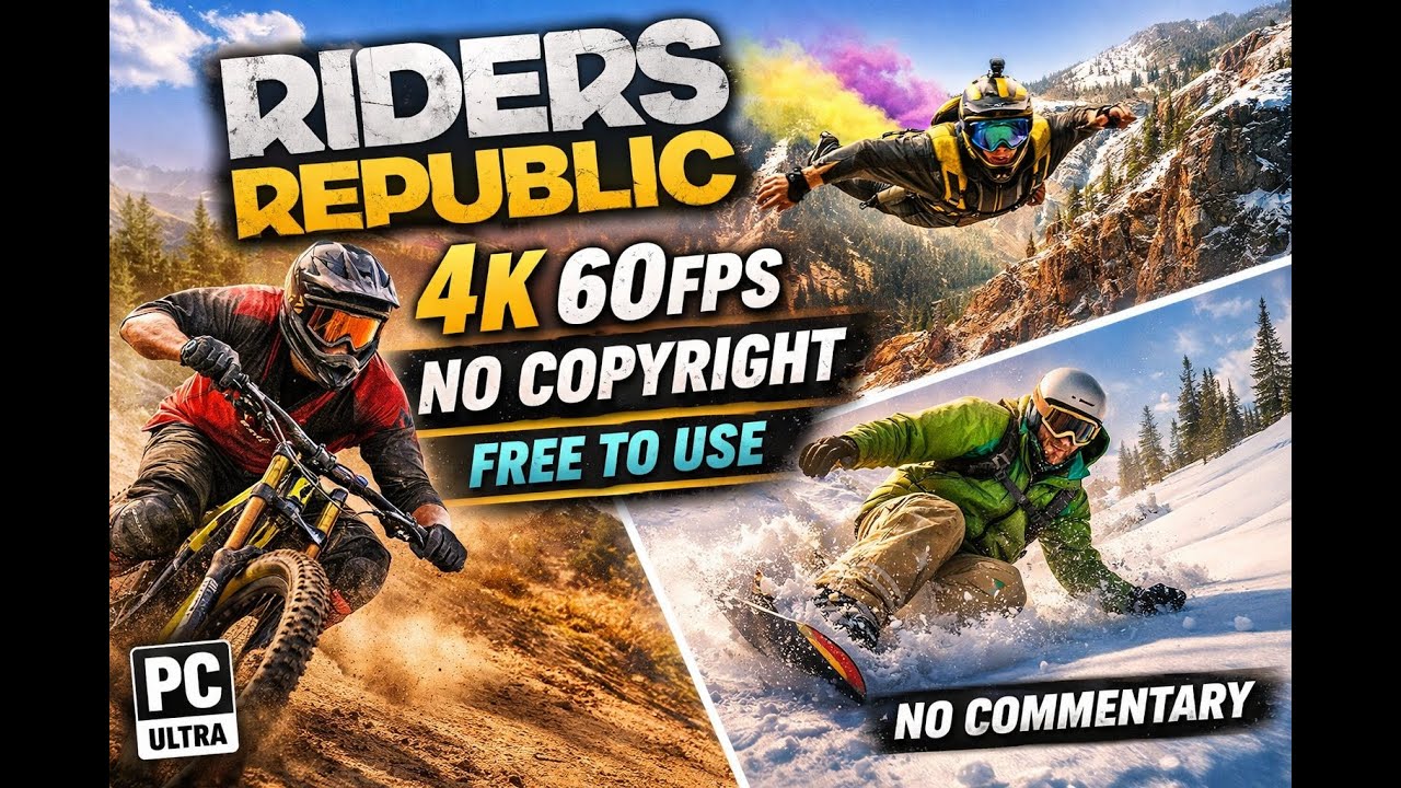 Riders Republic Free Gameplay Footage 4K 60FPS | PC No Commentary