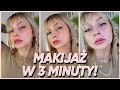 🔴 MAKIJAŻ W 3 MINUTY  - BEZ PODKŁADU!  Kinga The Pink Rook