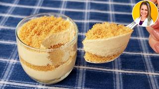 Só 2 Ingredientes!! ZERO AÇÚCAR E FARINHA, Poucos Carboidratos, Cremoso, Fácil e Rápido