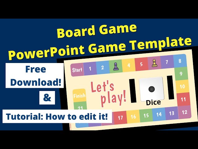 Online Board Game English Version Power Point Presentation 