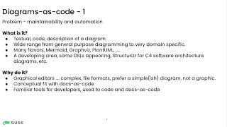 DOCUMENTATION 1263 Technical writing at SUSE   a cherry picking peek behind the scenes