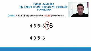 5. SINIF MATEMATİK 'DOĞAL SAYILARI YUVARLAMA'