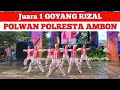 Juara 1 Goyang Rizal | POLWAN POLRESTA AMBON | Kategori TNI/POLRI